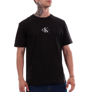 T-shirt Noir Homme Calvin Klein Jeans MonologoBeh pas cher