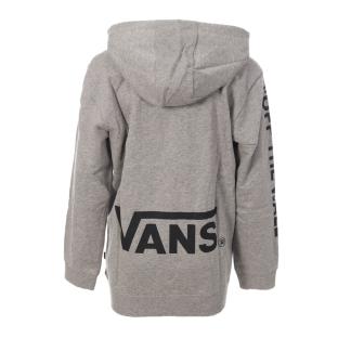 Sweat Gris Garçon Vans Logo Fleece Hoodie Heather vue 2