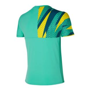 T-shirt de Tennis Vert Homme Mizuno Tennis Shadow vue 2