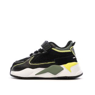 Baskets Noires/Jaunes Garçon Puma Spongebob pas cher