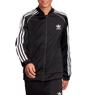 Veste Noire Garçon Adidas Sst Top vue 0