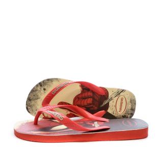 Tongs Rouge Homme Havaianas Top Marvel pas cher