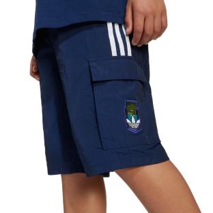 Short Marine Garçon Adidas Cargo vue 0