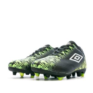 Chaussures football Noir/Jaune Garçon Umbro Form Net vue 6