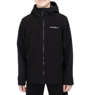 Veste Imperméable Noir Garçon O'Neill Outdoor Softshell vue 0