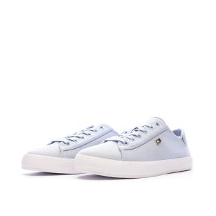 Baskets Bleu Clair Femme Tommy Hilfiger Canvas vue 6