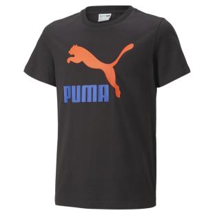 T-shirt Noir Garçon Puma Classic Logo pas cher