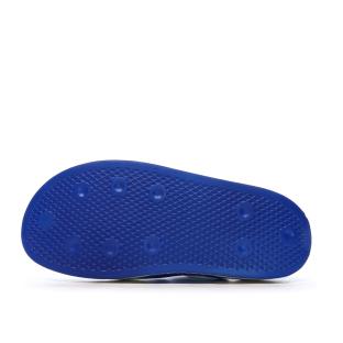 Baskets Blanches/Bleu Homme Adidas Puffylette vue 0