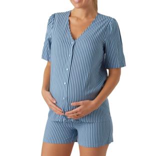 Pyjama de Grossesse Bleu Femme Mamalicious Jasmin pas cher