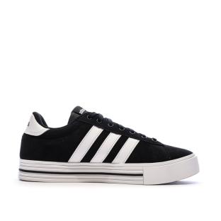 Baskets Noires/Blanches Homme Adidas Daily vue 2