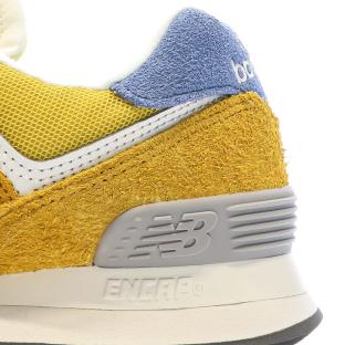ML574 Baskets Jaune Moutarde Femme New Balance vue 0