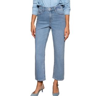 Jean Droit Femme Bleu Oraije Solange vue 0
