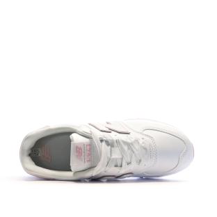 Baskets Blanc/Rose Femme/Fille New Balance 574 vue 0