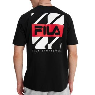T-shirt Noir Homme Fila Graphic vue 2