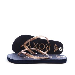 Tongs Marine/Rose Fille Roxy Viva Sparkle pas cher