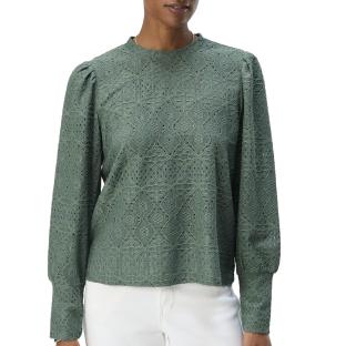 Blouse Dentelle Vert Sauge Femme Vero Moda 23041023 vue 0