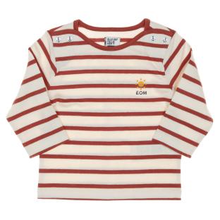T-shirt Rose à rayures Enfant EOM Loris pas cher