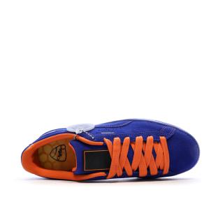 Baskets Bleues/Oranges Garçon Puma Suede Rocket League Jr vue 4