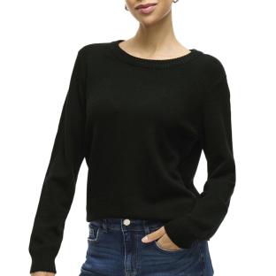 Pull Noir Mat Femme Vila Viril pas cher