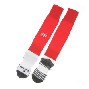 Chaussettes de foot Rouge/Blanche Mixte Hungaria Footsocks pas cher