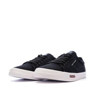 Baskets Noires Homme Tommy Hilfiger Vulc Core Rwb vue 0