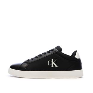 Baskets Noires Homme Calvin Klein Jeans 3 Cupsole pas cher