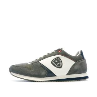 Baskets Blanc/Gris Homme Redskins Hasher pas cher