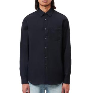 Chemise Noir Homme Lacoste Formal Shirts popeline vue 0