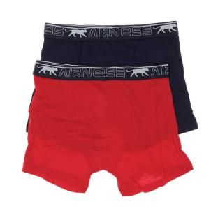 x2 Boxers Rouge/Marine Garçon Airness 3/57/132 vue 2