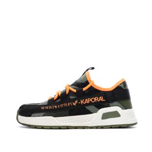 Baskets Kaki/Noir Garçon Kaporal Dofini vue 0