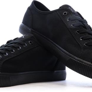 Baskets Noires Homme Calvin Klein Jeans Ess Vulc Low vue 7