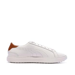 Zapatillas de golf Puma Hypnotic Blanco/Camel, Hombre ver 0