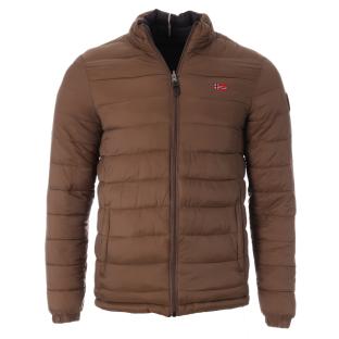 Doudoune Noir/Marron Homme Geographical Norway California/GN vue 3