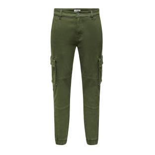 Pantalon Cargo Kaki Homme Only & Sons Onscam Life pas cher