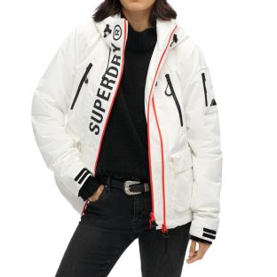 Parka Blanche Femme Superdry Ultimate Windcheater vue 0
