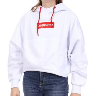Sweat Blanc court Femme Supreme Grip Cornelia pas cher