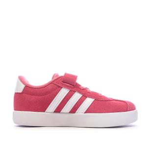 Baskets Roses Fille Adidas Vl Court vue 2