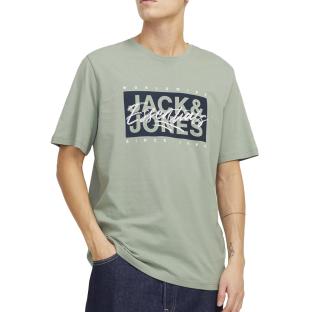 T-Shirt Vert Homme Jack & Jones Colon vue 0