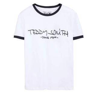 T-Shirt Blanc Homme Teddy Smith Ticlass pas cher