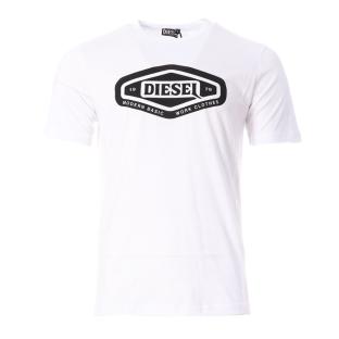 T-Shirt Blanc Homme Diesel RPHAX pas cher