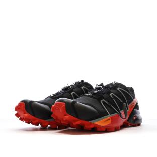 Chaussures de randonnées Noires/Rouges Homme Salomon Speedcross vue 6