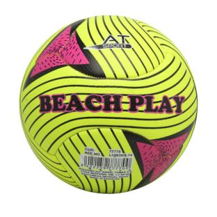Ballon de Volley Jaune/Rose Plage pas cher