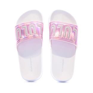 Claquettes Rose Fille Rose Lulu Castagnette Mule vue 0