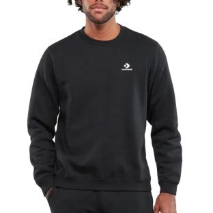 Sweat Noir Homme Converse Crew pas cher