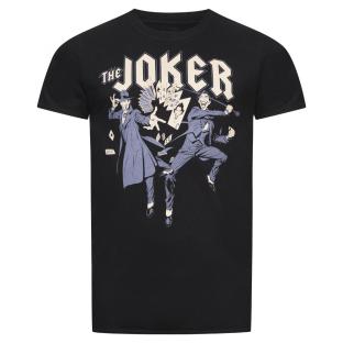 T-Shirt Noir Mixte Comics Joker Men vue 0