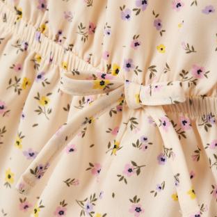 Combishort Blanche à fleurs Fille Name it Vinaya vue 3