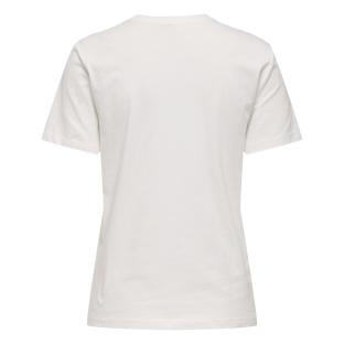 T-Shirt Blanc/Bleu Femme Only Heart vue 0