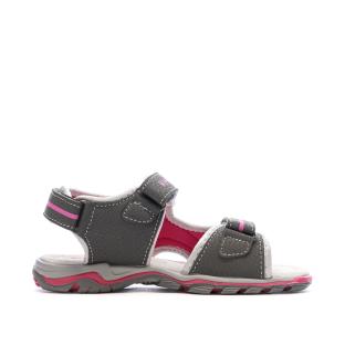 Sandales Grises/Rouges Garçon Kimberfeel Missi vue 0