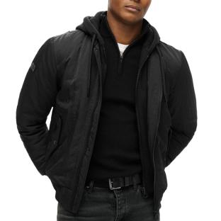 Veste Noir Homme Superdry Hooded pas cher