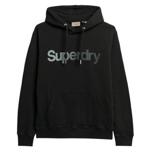 Sweat à Capuche Noir Femme Superdry Tonal Core pas cher